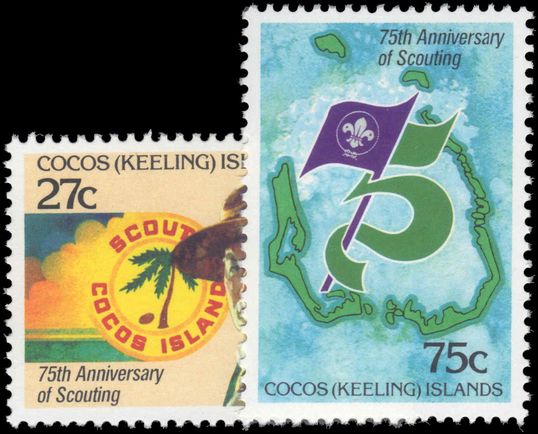 Cocos (Keeling) Islands 1982 Boy Scouts unmounted mint.
