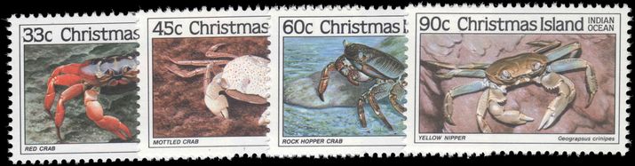 Christmas Island 1985 Crabs 3rd issue unmounted mint.