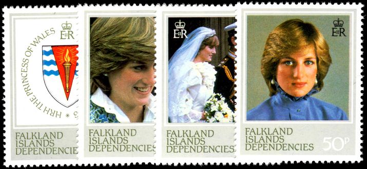 Falkland Island Dependencies 1982 Princess Diana unmounted mint.