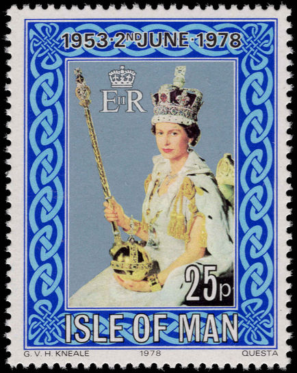 Isle of Man 1978 25th Anniversary of Coronation unmounted mint.