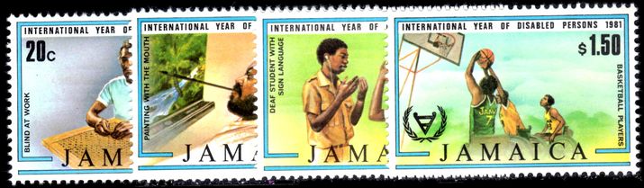 Jamaica 1981 Year of the Disabled unmounted mint.