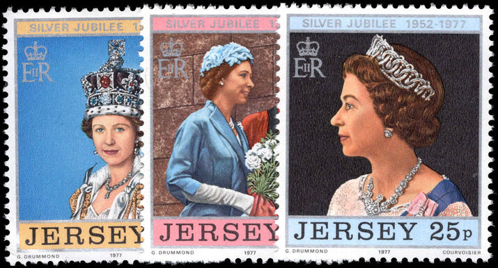 Jersey 1977 Silver Jubilee unmounted mint.