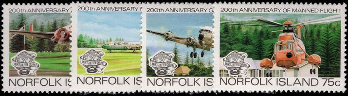 Norfolk Island 1983 Manned Flight unmounted mint.
