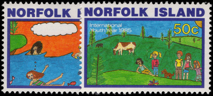 Norfolk Island 1985 International Youth Year unmounted mint.