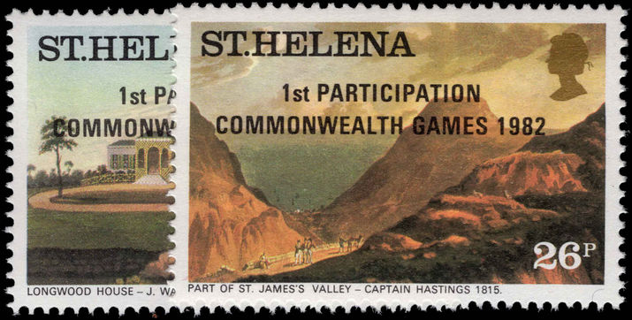 St Helena 1982 Commonwealth Games unmounted mint.