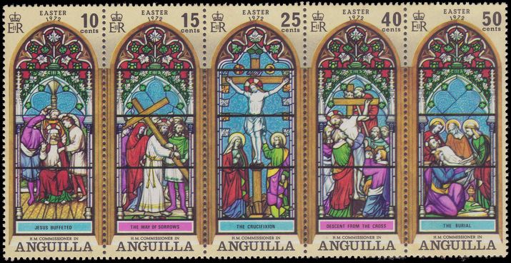 Anguilla 1972 Easter. Stained Glass Windows unmounted mint (folded).
