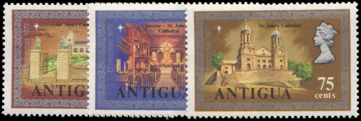 Antigua 1972 Christmas and 125th Anniversary of St. John's Cathedral unmounted mint.