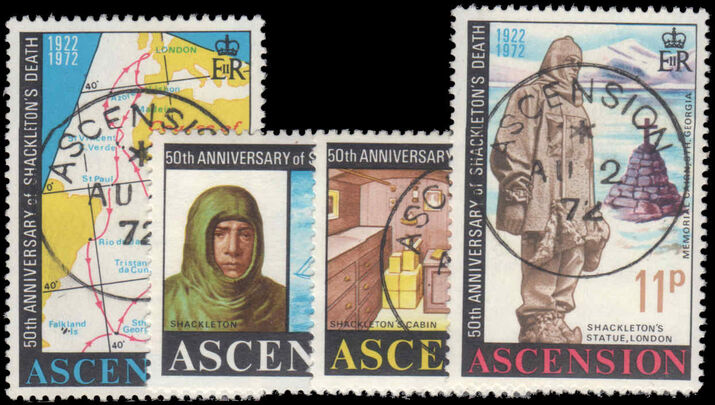 Ascension 1972 50th Anniversary of Shackleton's Death fine used.