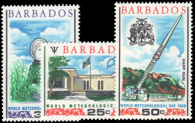 Barbados 1968 World Meteorological Day unmounted mint.