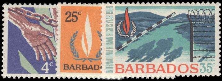 Barbados 1968 Human Rights unmounted mint.