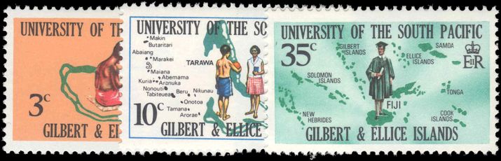 Gilbert & Ellice Islands 1969 South Pacific University unmounted mint.