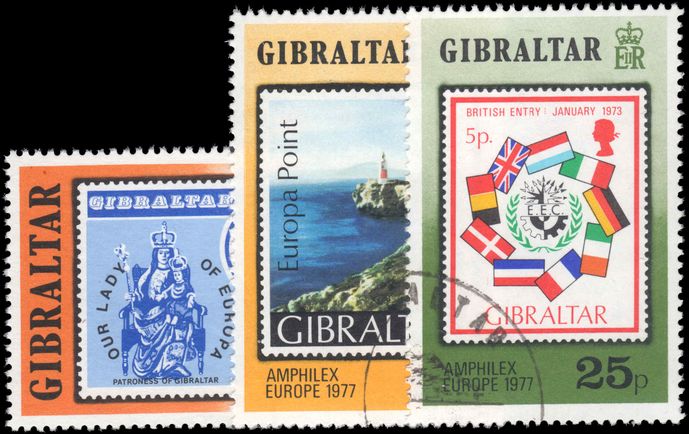 Gibraltar 1977 Amphilex fine used.