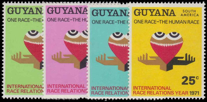 Guyana 1971 Racial Equality Year unmounted mint.