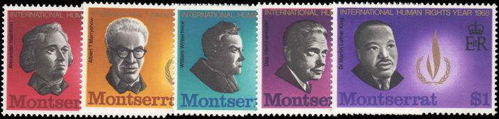 Montserrat 1968 Human Rights unmounted mint.