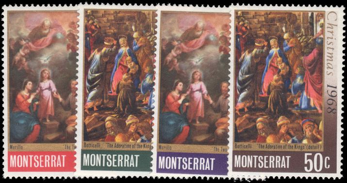 Montserrat 1968 Christmas unmounted mint.