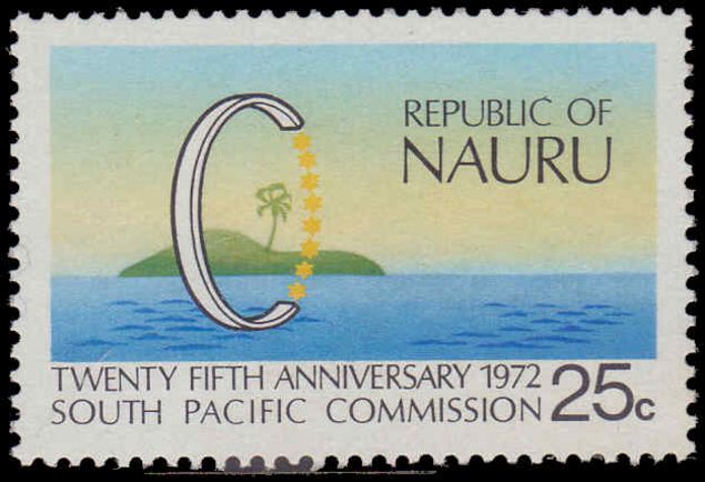 Nauru 1972 25th Anniv of South Pacific Commission unmounted mint.
