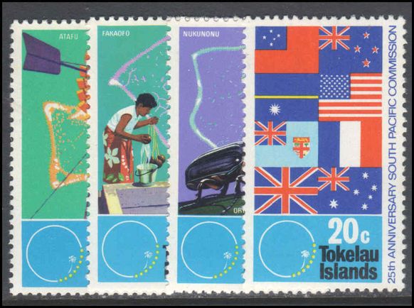 Tokelau 1972 25th Anniv of South Pacific Commission unmounted mint.
