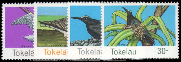 Tokelau 1977 Birds of Tokelau unmounted mint.