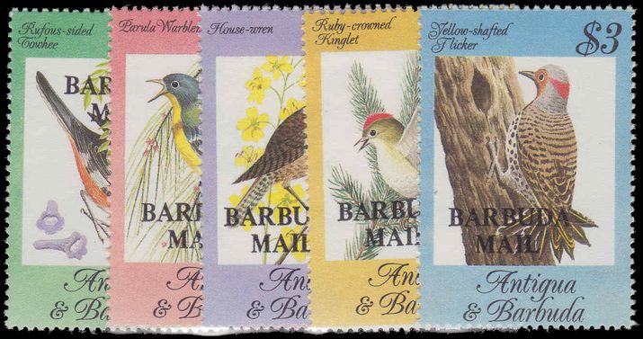 Barbuda 1984 Songbirds unmounted mint.