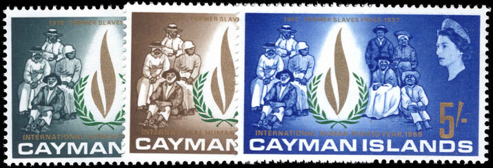 Cayman Islands 1968 Human Rights unmounted mint.