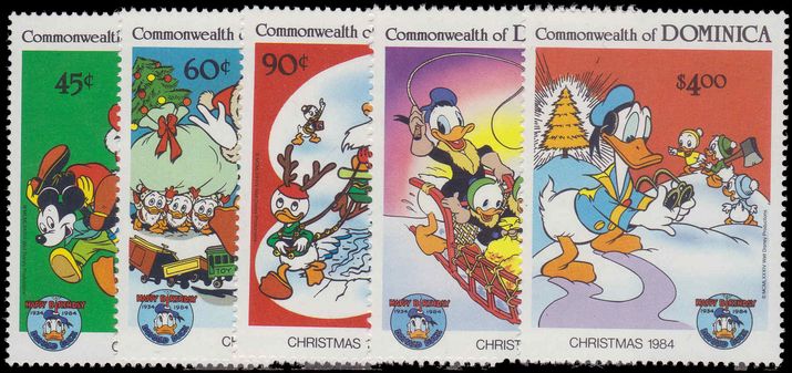 Dominica 1984 Donald Duck Christmas unmounted mint.