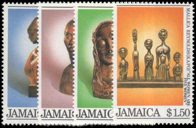 Jamaica 1984 Christmas sculptures unmounted mint.
