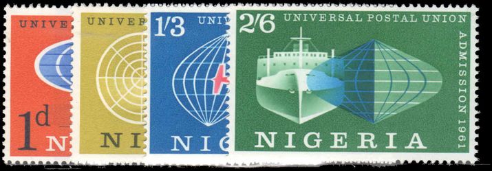 Nigeria 1961 Admission of Nigeria into U.R.U. unmounted mint.