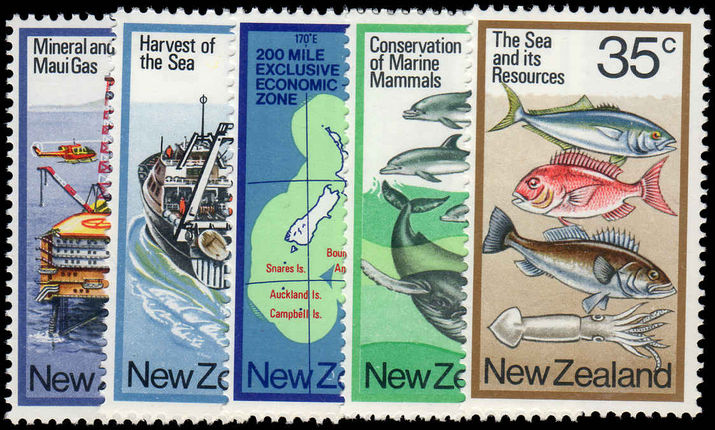 New Zealand 1978 Resources of the sea unmounted mint.