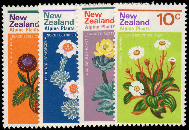 New Zealand 1972 Alpine Plants unmounted mint.