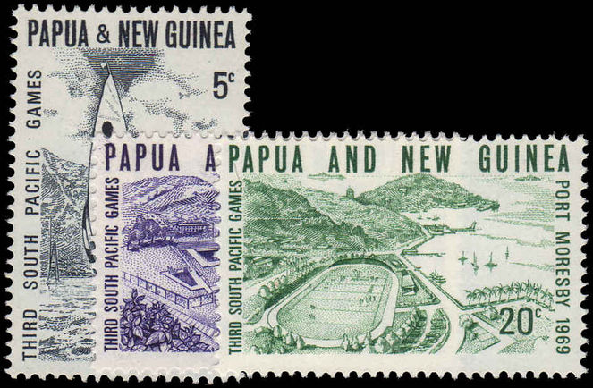 Papua New Guinea 1969 Third South Pacific Games unmounted mint.