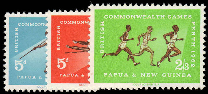 Papua New Guinea 1962 Seventh British Empire and Commonwealth Games unmounted mint.