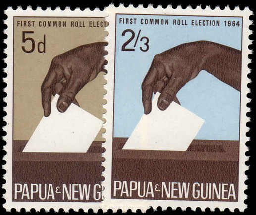 Papua New Guinea 1964 Common Roll Elections unmounted mint.