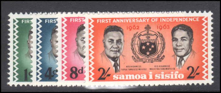 Samoa 1963 First Anniv of lndependence unmounted mint.