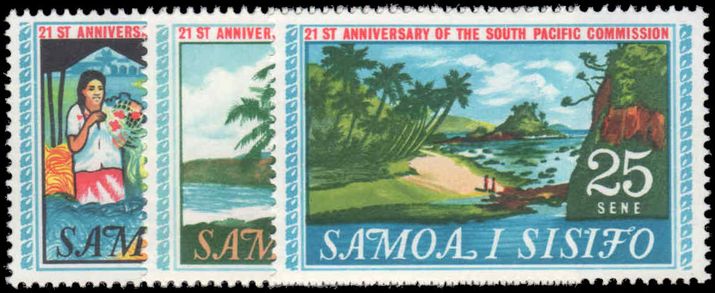 Samoa 1968 21st Anniv of the South Pacific Commission unmounted mint.