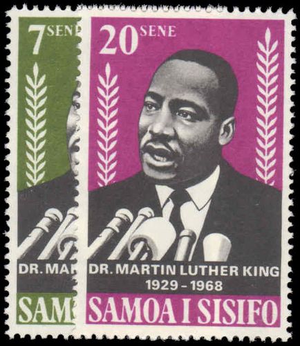 Samoa 1968 Martin Luther King Commemoration unmounted mint.