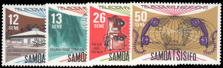 Samoa 1977 Telecommunications Project unmounted mint.