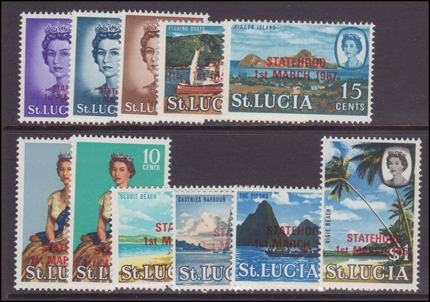 St Lucia 1967 Statehood unmounted mint.