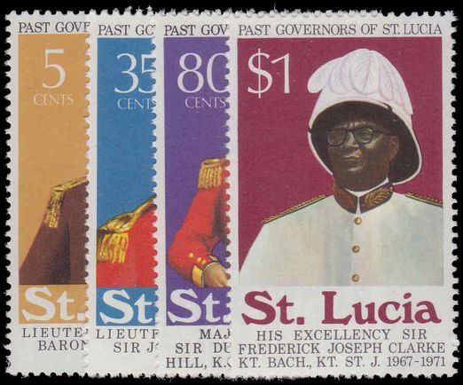 St Lucia 1974 Past Governors of St. Lucia unmounted mint.