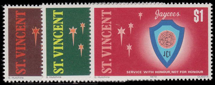 St Vincent 1978 International Service Clubs unmounted mint.