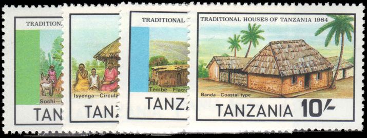 Tanzania 1984 Traditional Houses unmounted mint.