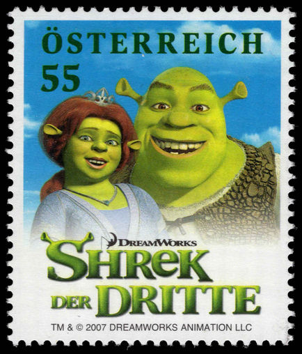 Austria 2007 Shrek the Third unmounted mint.