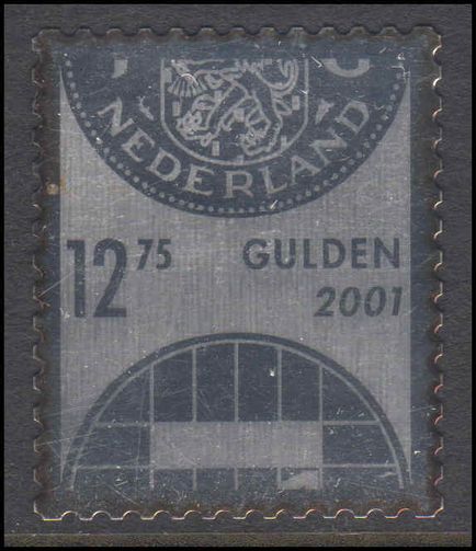 Netherlands 2001 Replacement of the Guilder solid silver stamp unmounted mint.
