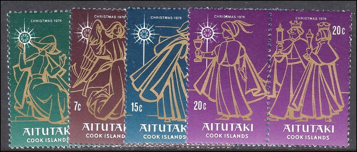 Aitutaki 1976 Royal Visit to the USA unmounted mint.