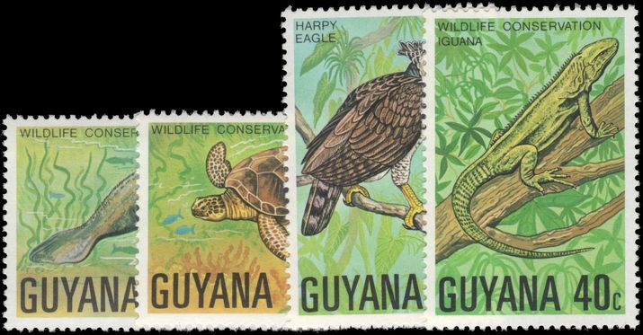 Guyana 1978 Wildlife Conservation unmounted mint.