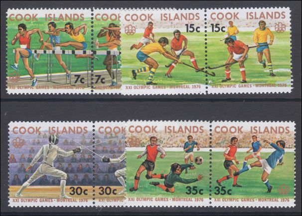 Cook Islands 1976 Olympics unmounted mint.