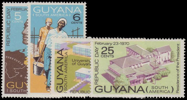 Guyana 1970 Republic Day unmounted mint.