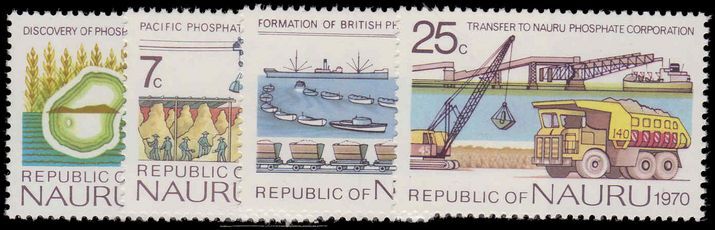 Nauru 1975 Phosphate Mining Anniversaries unmounted mint.