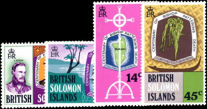 British Solomon Islands 1971 Bishop Patteson unmounted mint.