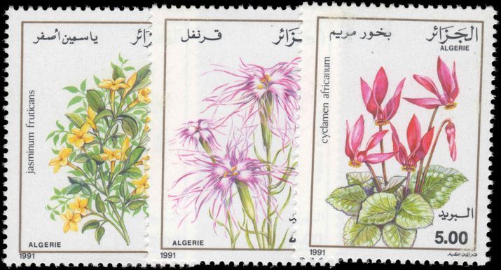 Algeria 1991 Flowers unmounted mint.