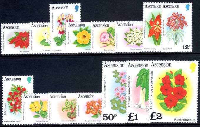 Ascension 1981-82 Flowers unmounted mint.